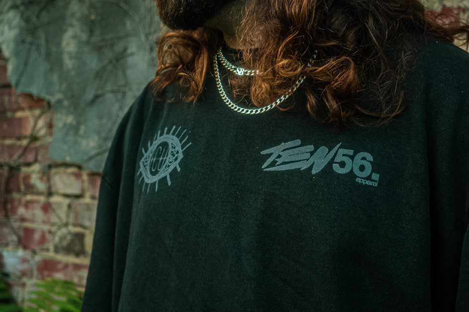 ACID/EYE HOODIE.BLK